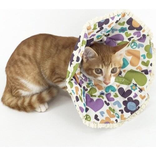 Anti scratch collar pet anti bite ring Oxford fabric anti lick wound collar pet products