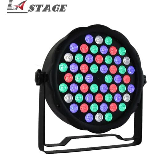 Free Shipping LED Par 54x3W RGBW Led Stage Light LED Flat Slim Par