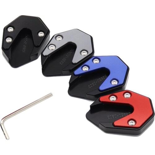 For Forza300 2018 2019 2020 Motorcycle CNC Kickstand Sidestand Stand Extension Enlarger Pad Support Ground Outdoor Parking
