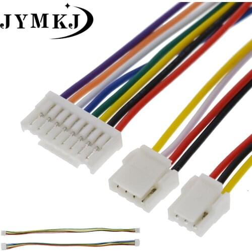 10 PCS 2P/3P/4P/5P/6 Pin JST GH Series 1.25 Female Double Connector with Wire 150MM 1007 28AWG GH1.25 1.25MM