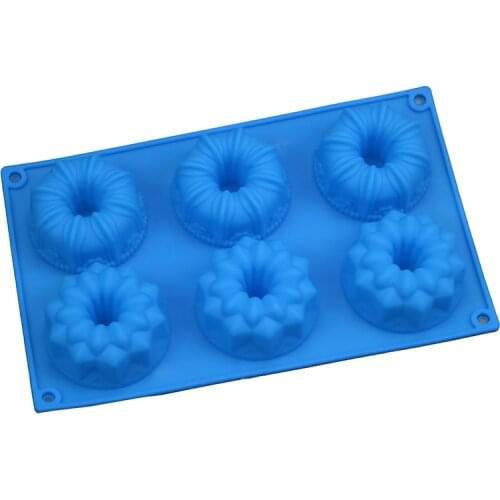 Crown Donut Silicone Moulds Cake Baking Tools Chocolate Cake Decorating Tools Candy Muffin mould pastry bakeware Pans