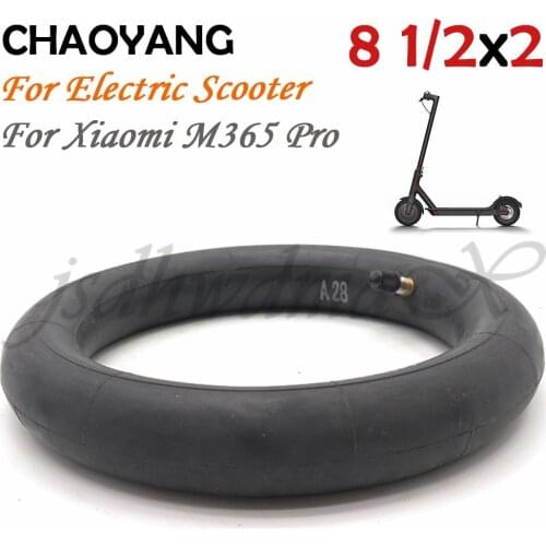 CHAOYANG Inner Tube 8 1/2X2 with A Straight Valve Fits Xiaomi Mijia M365 Smart Electric / Gas Scooter 50/75-6.1 Camera
