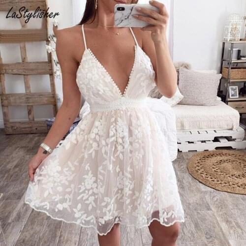 LaStylisher White Summer Dresses