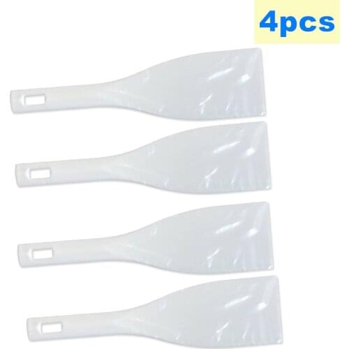 4 pcs 3inch Width Gallon Spatula Ink Scoop Silk Screen Printing Shovel Goop Scoop Plastisol