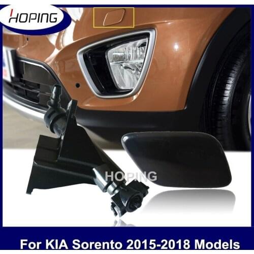 Hoping Front Bumper Headlamp Headlight Washer Nozzle Jet Actuator For Kia Sorento 2015-2018 Headlight Washer Nozzle Cover