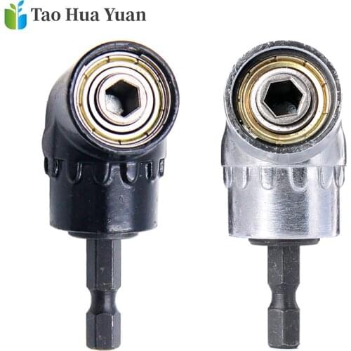 Upgrade Adjustable 105 Degree Right Angle Driver Screwdriver Tools Set 1/4 Hex Shank For Power Drill Screwdriver Bits Tools Part