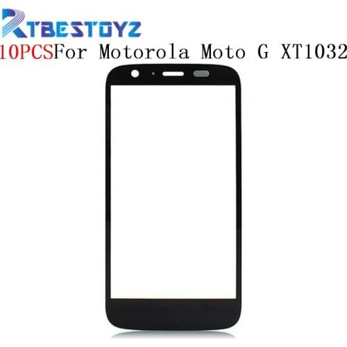 RTBESTOYZ 10PCS/Lot Front Outer Glass Lens Screen Replacement For Motorola Moto G XT1032