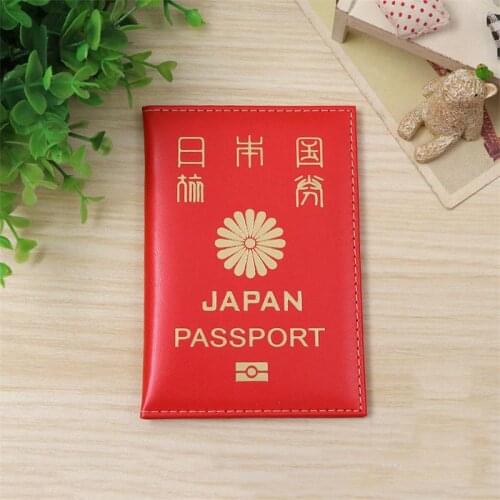 Hot Soft Leather Japan Passport Cover Women Passport Case Japanese Passport Holder Girls Passport Holder Case