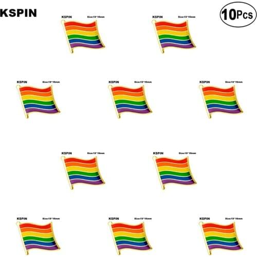 Rainbow Pride Badge Lapel Pin Brooches Pins Flag badge Brooch Badges