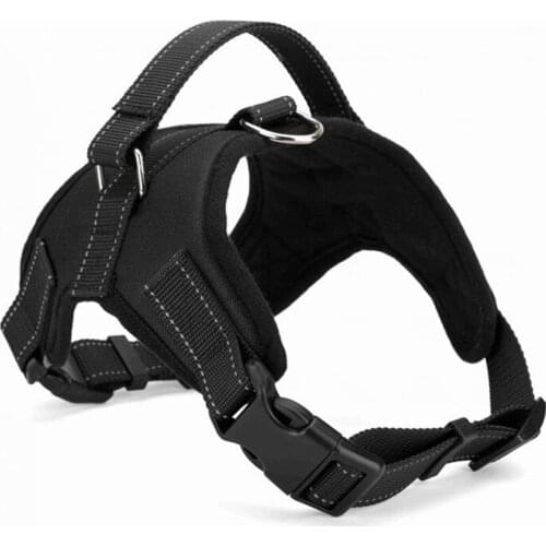 Random Color Pet Dog Harness Soft Breathable No Pull Walk Harness Vest Canvas Collar for Small Medium Dog Pets Products