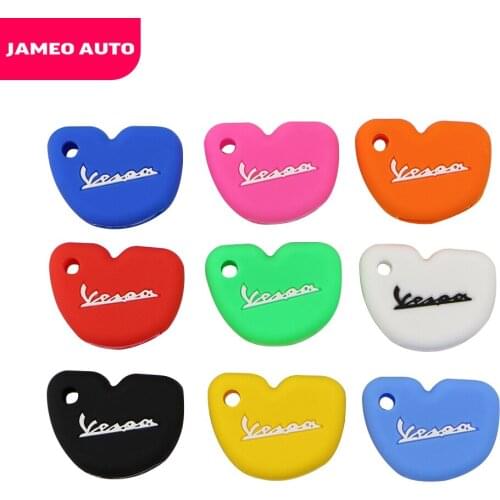 Silicone Car Key Case Protection Cover Cases Fit for Vespa Enrico Piaggio GTS300 LX150 Fly 125 3vte Gts 200 Motorcycle Key