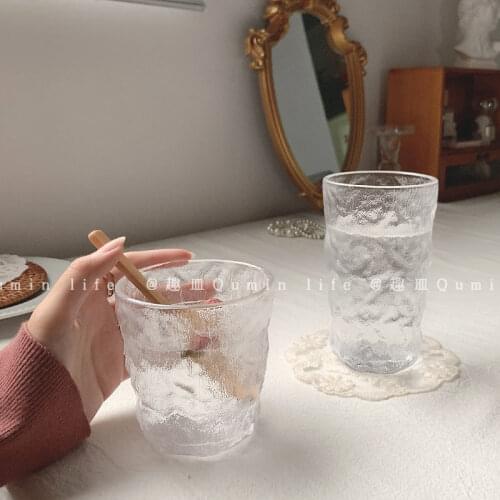 Glass Water Cup Home Tea Cup Simple Tea Cup Ins Wind Wine Glass Female Milk Glass Male Beer Glass Juice Glass