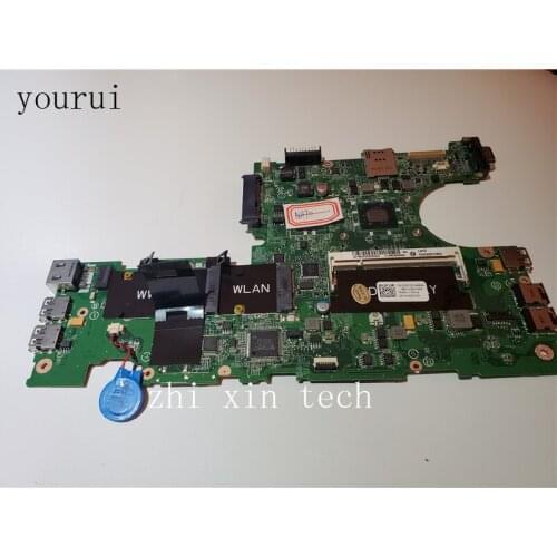 Yourui CN-02DT02 02DT02 2DT02 DA0ZM2MB6D0 mainboard For Dell Latetude 2110 L2110 Laptop motherboard with N470 CPU Tested