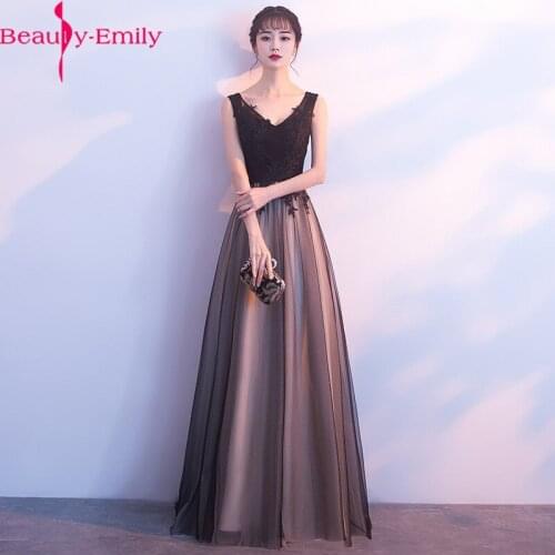 Sexy V Neck Long Sleeve Lace Women Evening Dress Long Elegant Appliques Tulle Lace Up Back Woman Formal Party Dress Real Photo