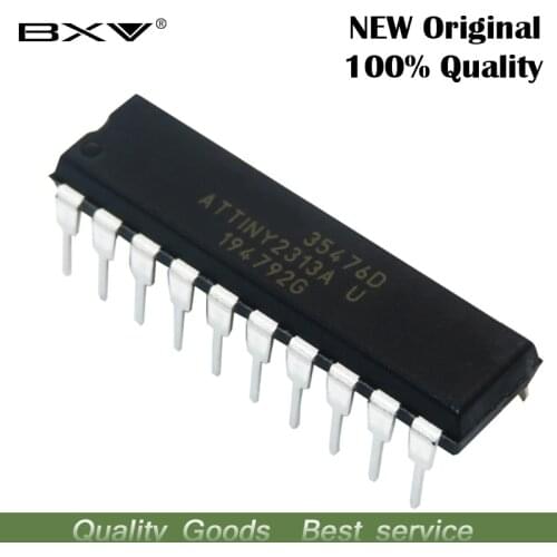 2PCS ATTINY2313A-PU DIP20 ATTINY2313-PU DIP ATTINY2313A 2313A-PU DIP-20 IC