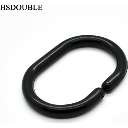 58*40.5mm White Plastic Shower Curtain Ring Hook Buckle For Curtain Accessories