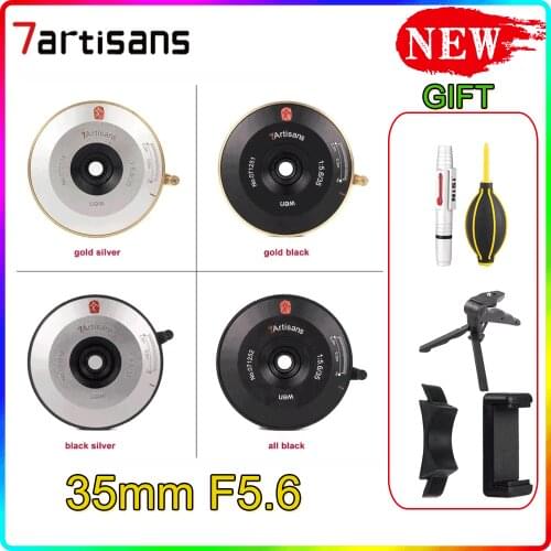 7 artisans 7artisans 35mm F5.6 Lens Full Frame Large Aperture Leica M Mount Camera Len MF for Leica M-Mount Camera M-M M8 M9 M10