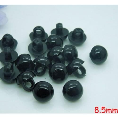 Free shipping 200pcs/lot wholesale Plastic Eyes Buttons For Doll Toy toy scrapbook 8.5mm