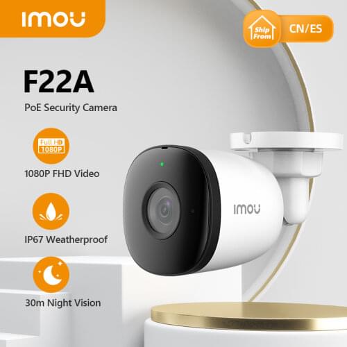 Dahua Imou F22A 1080P HD IP67 Weatherproof Camera Onvif and Diversified Storage Camera Outdoor PoE Camera Human Detection