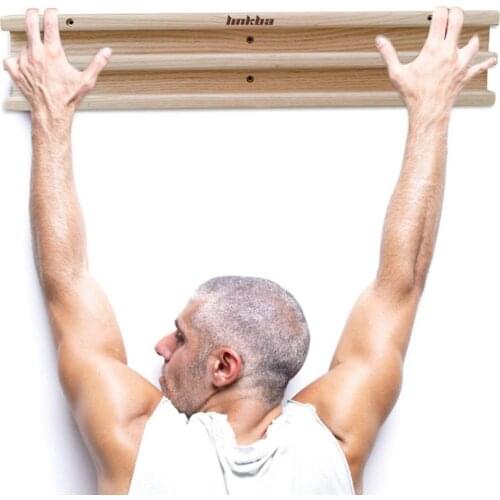 Wooden Climbing Rock Home Exercise Board Climbing Fingerboard Rock Climbing Training Board Indoor Rock Climbing Hangboard