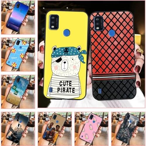 Dropshipping For Woman Phone Case For ZTE Blade A51 Anti-knock Black Case Gift For Man Best seller