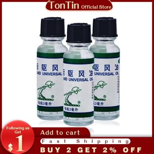 AXE BRAND Universal Oil Drive Out Mosquito Summer Cooling Oil Refresh Brain Influenza Treatment Headache Dizziness 3ml