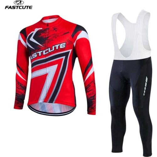 Fastcute 2017 Ropa Ciclismo Bike Cycle shirt Maillot Bicycle Wear MTB Cycling Clothing Racing Long Sleeve Cycling Jersey