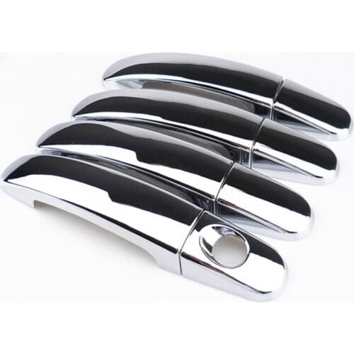 ABS Chrome Car Door Handle Cover Trim Fit for Ford Focus 2 MK2 2005 2006 II for Focus 3 MK3 III 4 MK4 C-Max Kuga Escape Sticker
