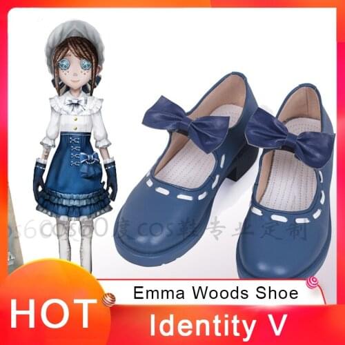 Games New Arrivals Idemtity V Gardener Cosplay Emma Woods Blue Shoes