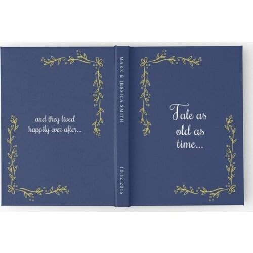 Custom Beauty and the Beast Wedding Guest Book Sign In, personalize wedding journals, Instant Photo ablums signature guestbook