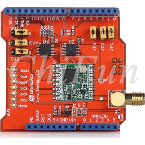 Lora Shield v98 Load with RFM95W support 868M Lora Shield v98 Load with RFM98W support 433M frenquency