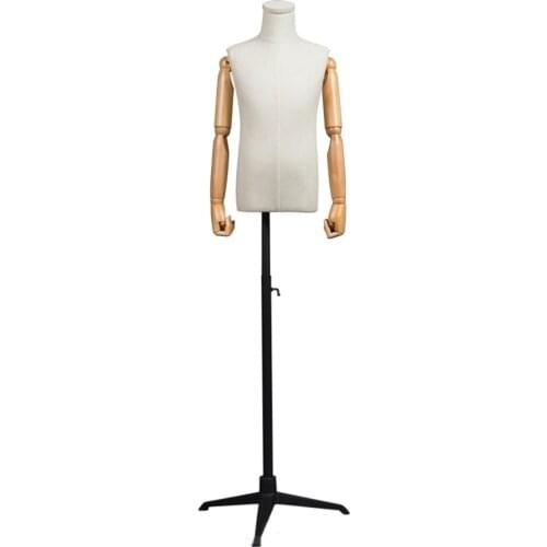 Child Model Mannequin Display Stand Garment Display Props Children Half Body Clothing Show Rack Boutique Store Fixture