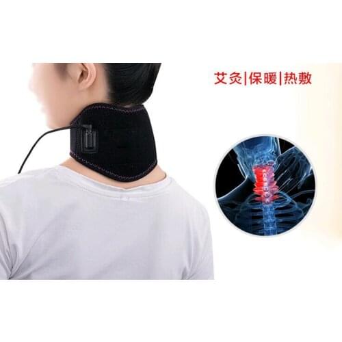 Neck Medical Cervical Vertebra Far Infrared Heating Massager Electric Neck Moxa Moxibustion Warming Massage Spine Pain Release