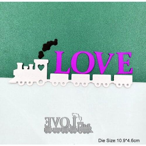 Metal Cutting Dies for Card Making Scrapbooking Embossing FolderCraft Stencil Clear Stamps and Dies Train Die Cuts