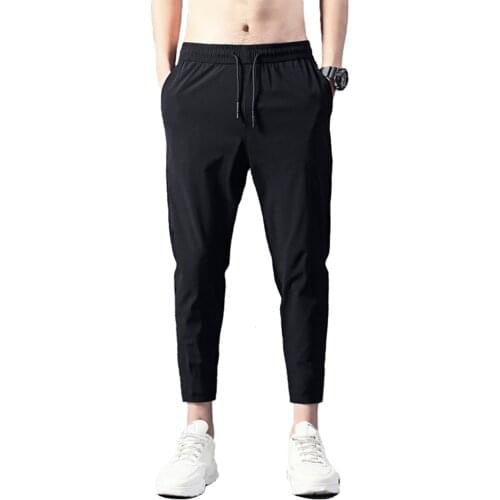 Men Jogger Casual Pants Lightweight Breathable Quick Dry Hiking Running Outdoor Sports Pants XR-Hot