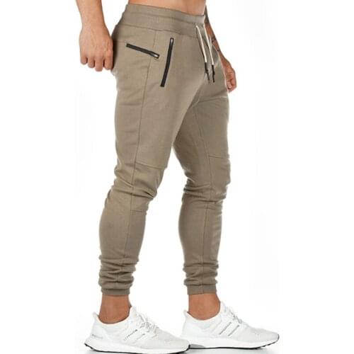 Men Bodybuilding Training Sport Pants Fitness Trousers Sportswear New Cotton Gym Pants Men Quick Dry Fit Running Jogging Pants