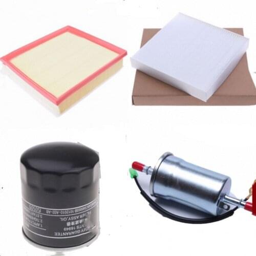 4Pcs/Lot Car Filter Sets for 2017-2019 Changan CS95 2.0T Air Filter+Cabin Filter+Oil Filter+Fuel Filter