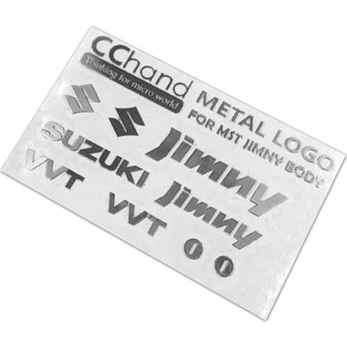 Rc Car Logo Stickers Fit For Remote Control Toys Model MST CFX JIMNY Body Decorative Accessory