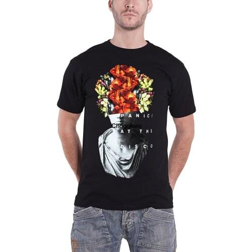 Panic! At The Disco 'Flower Head' Mens T-Shirt Loose Short Sleeve Summer Fashion Mens T-shirt