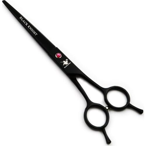 7 Inch Hairdressing Scissors Professional Barber Salon Hair Cutting Scissors Pet Shears with Case for Dogs Black Style