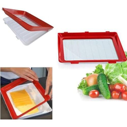 Food Preservation Tray Creative Stackable Food Fresh Tray Magic Elastic Fresh Tray Reusable Food Storage Container