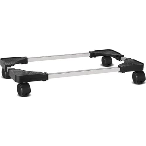 Mobile CPU Stand Adjustable Computer Tower Stand with 4 Caster Wheels Fits Most Computer Tower Desktop Holder