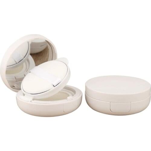 15g/0.5oz Empty Air Cushion Puff Box Portable Cosmetic Makeup Case Container with Powder Sponge Mirror for BB Cream Foundation