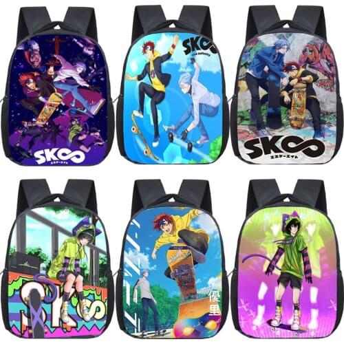 SK8 the infinity Anime School bags Children Cartoon Backpack Kindergarten Schoolbag Boys Girls Bookbag Mochia Back to School Bag