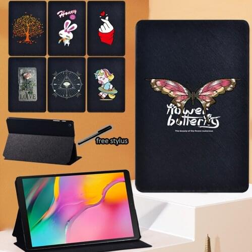 For Samsung Galaxy Tab S4/Tab S5e 10.5"/Tab S6/Tab S6 Lite 10.4" P610 P615/Tab S7 T870 Tablet Folding Stand Cover Case