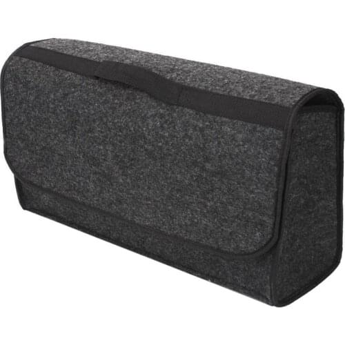 Trunk Cargo Organizer Foldable Caddy Storage Collapse Bag Car Soft Felt Storage Box Trunk Bag Vehicle Tool Box Multi-Use Tools O