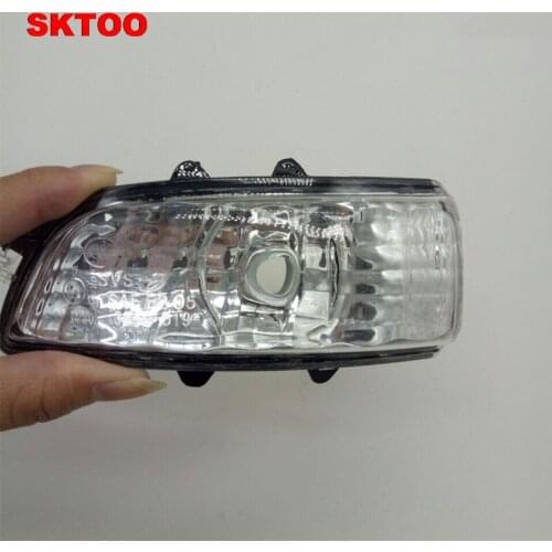 SKTOO for Volvo new S80 S80L S40 C70 C30 driver' s Side mirror turn signal left side Rearview mirror shell