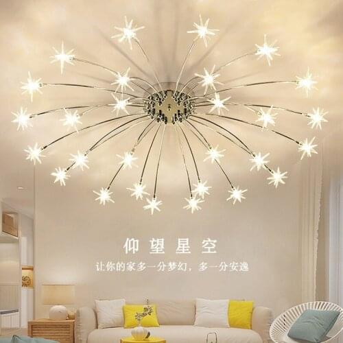 Modern Led Ceiling Light Ice Flower Glass Bedroom Kitchen Children Room Ceiling Lamp Designer Lighting Fixtures