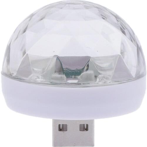 USB LED Disco Stage Light Party Club DJ KTV Magic Lamp Ball for Phone