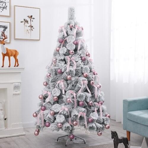 1.5m/1.8m flocking Christmas Needle Tree Christmas tree New Year Mall hotel family decoration Christmas tree snow tree